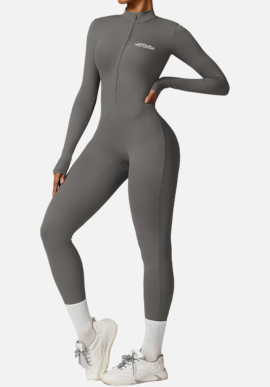MV Sculpt Armor™ – Long Sleeve Zip Bodysuit