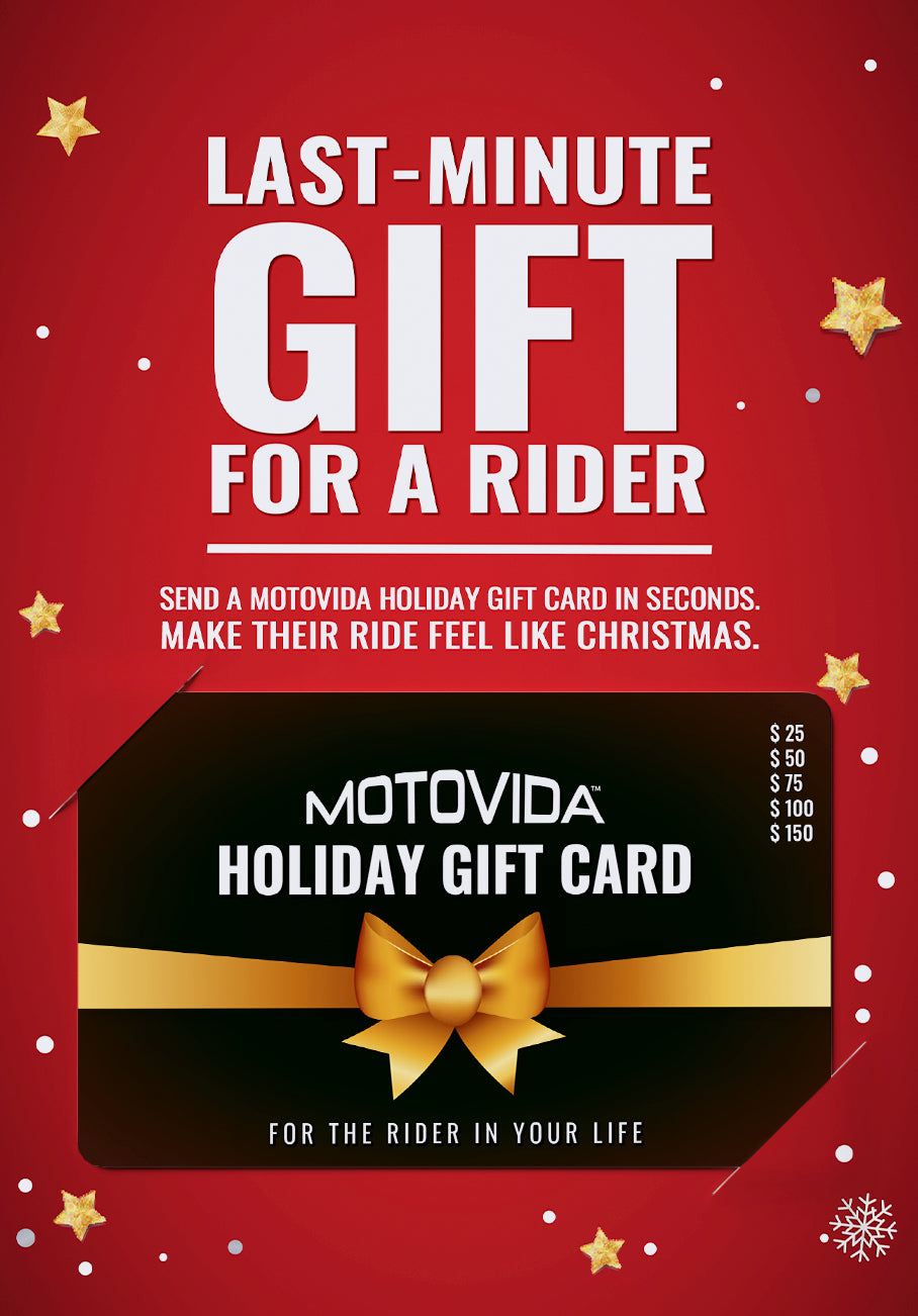 MotoVida Holiday Gift Card – For the Rider in Your Life